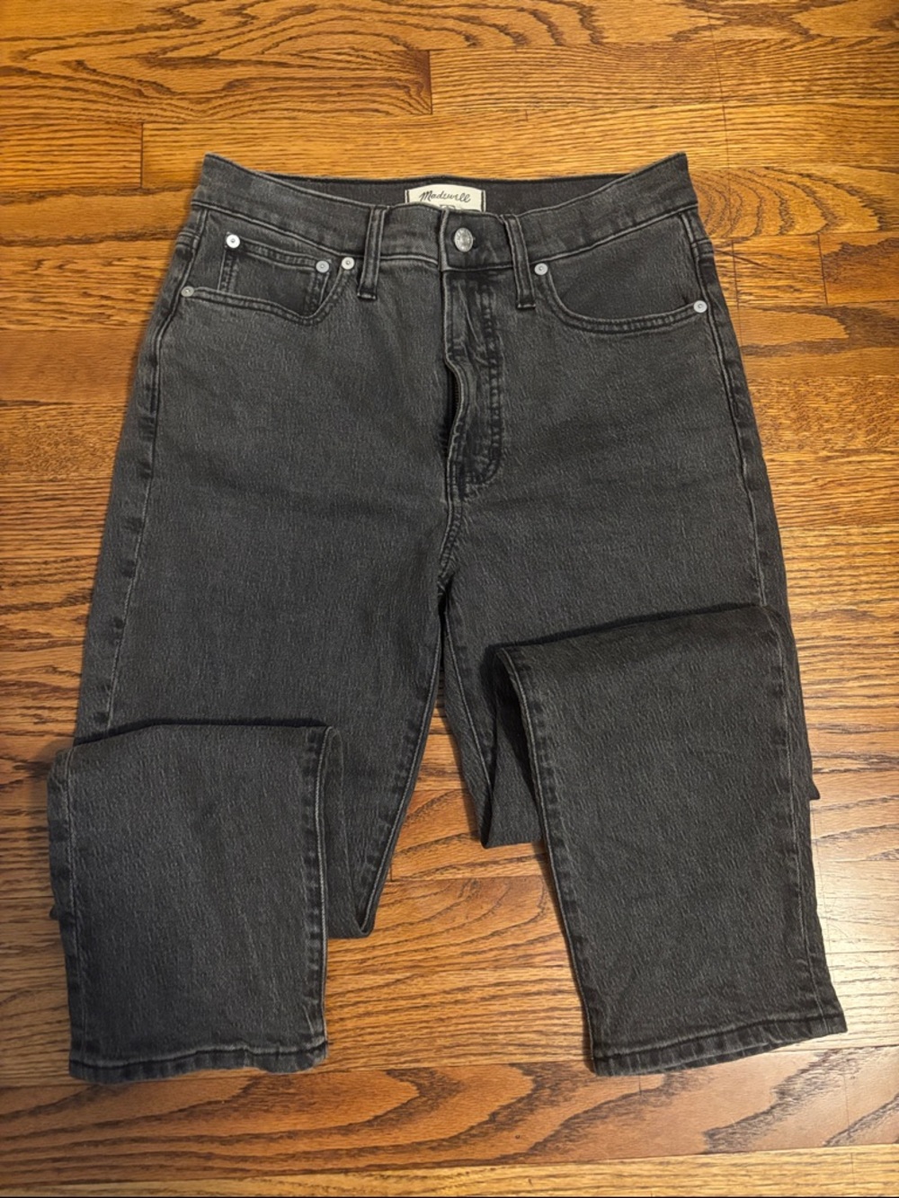 Madewell women  perfect vintage Black Denim Jeans